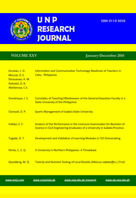 					View Vol. 25 No. 1 (2016): Articles
				